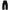 FUGA Grunge Goth Jeans Pria Black
