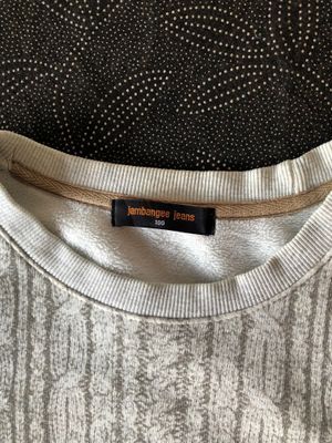 Jambangee Streetwear Y2K Sweatshirt Pria Cream