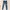 Vintage Casual Skinny Jeans Wanita Blue