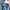 Y2K Crop top Wanita white navy photo 2