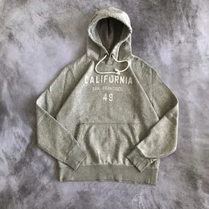 Zipper Hoodie WHO A U California Embroidery - Preloved