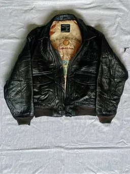 【T】AVIREX STAND SINGLE RIDERS JACKET XL Avirex Icon Jacket