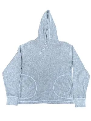 Katharine Hamnett London Hiden Hoodie Asimetris Double Zip - Preloved