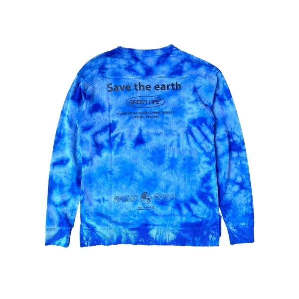 Hangten Streetwear Casual Sweatshirt Pria blue photo 1