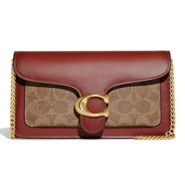 Coach Luxury Casual Bags & purse Wanita tan brown photo 1