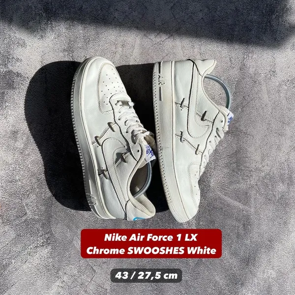 Nike Sneakers Pria white blue photo 1