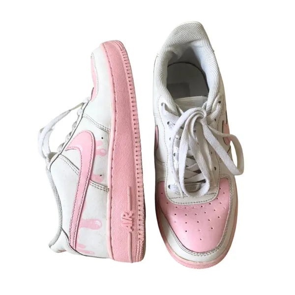 Nike Streetwear Reworked Sneakers Wanita white pink photo 1