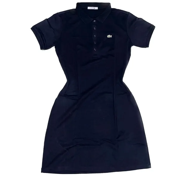 Lacoste Casual Shirt dress Wanita navy photo 1