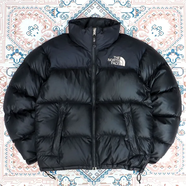 The North Face Men's Black Puffer Jacket - Preloved