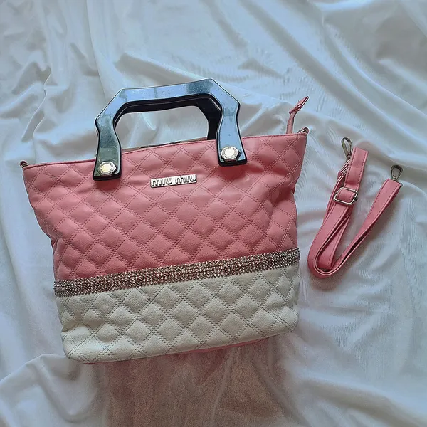Miu Miu Luxury Coquette Bags & purse Wanita white pink photo 1