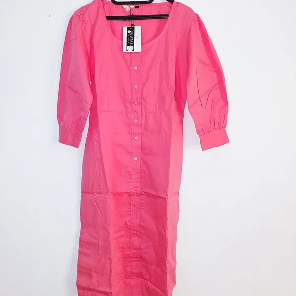 Casual Midi dress Wanita pink photo 1
