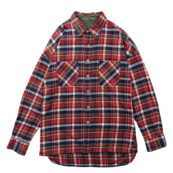 Fear of God Streetwear Gorpcore Casual shirt Pria red blue photo 1