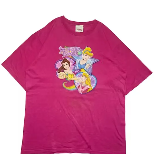 Disney Vintage Y2K T-shirt Pria pink photo 1