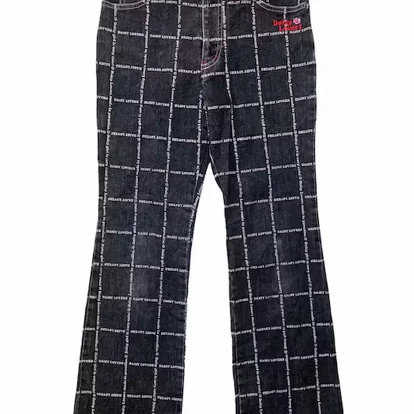 Japanese brand Vintage Y2K Jeans Pria black gray photo 1