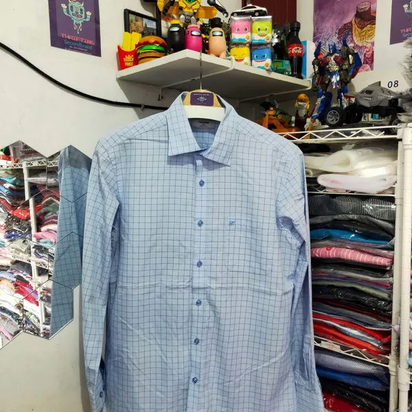 Renoma Streetwear Casual shirt Pria blue photo 1