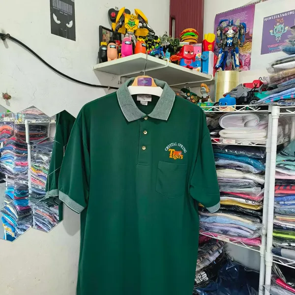 Streetwear Polo shirt Pria green photo 1