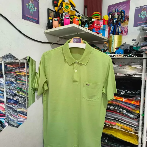 Crocodile Streetwear Polo shirt Pria green photo 1