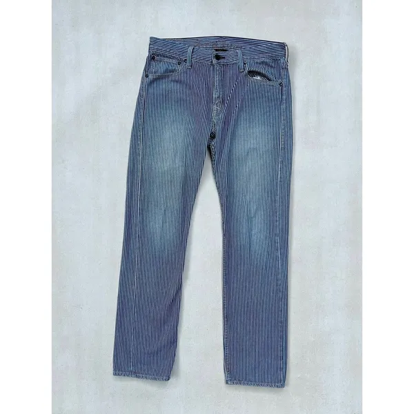 Levi's Streetwear Casual Jeans Pria white blue photo 1