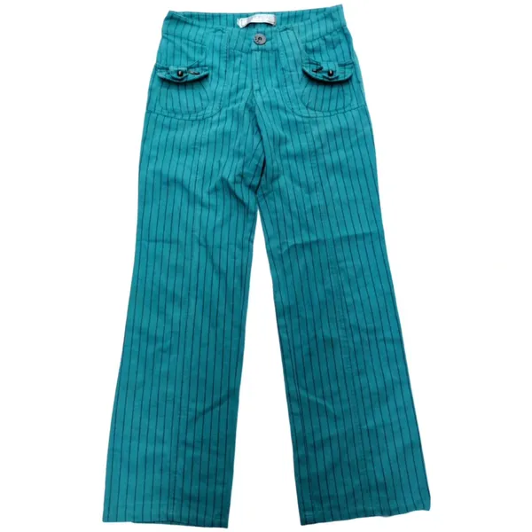Japanese brand Vintage Streetwear Flare pants Wanita green photo 1