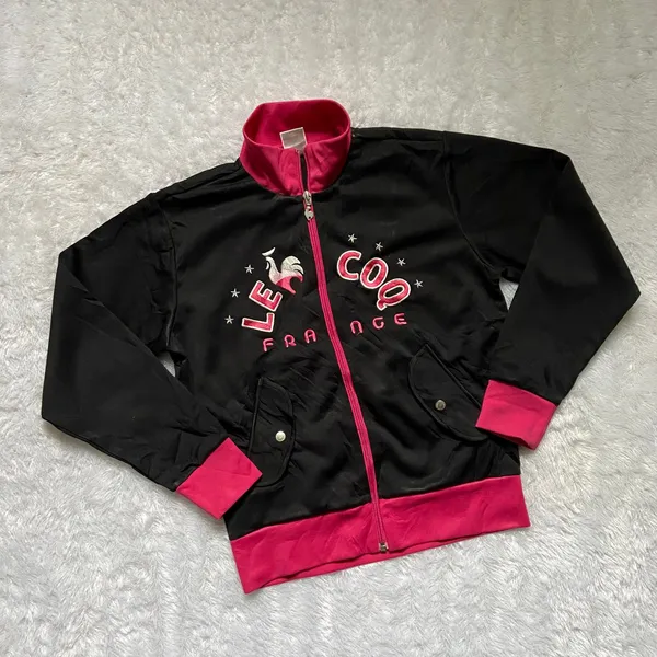 Adidas Y2K Sportswear Track jacket Wanita pink black photo 1