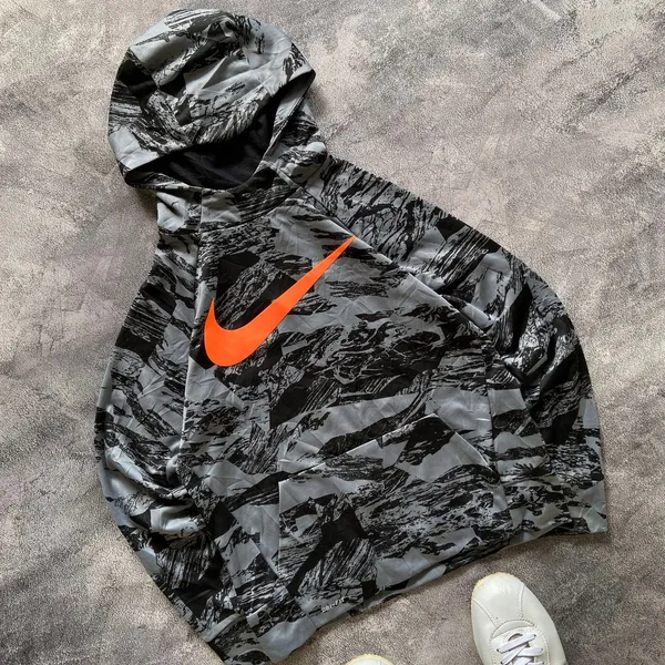 Nike Sportswear Sweatshirt Pria black gray photo 1