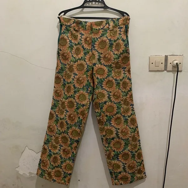 Indie Casual Casual pants Pria green yellow photo 1