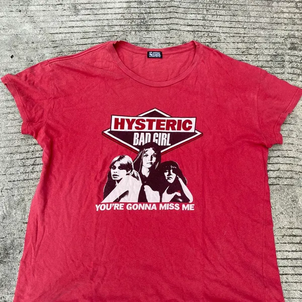 Hysteric Glamour Streetwear T-shirt Pria red photo 1