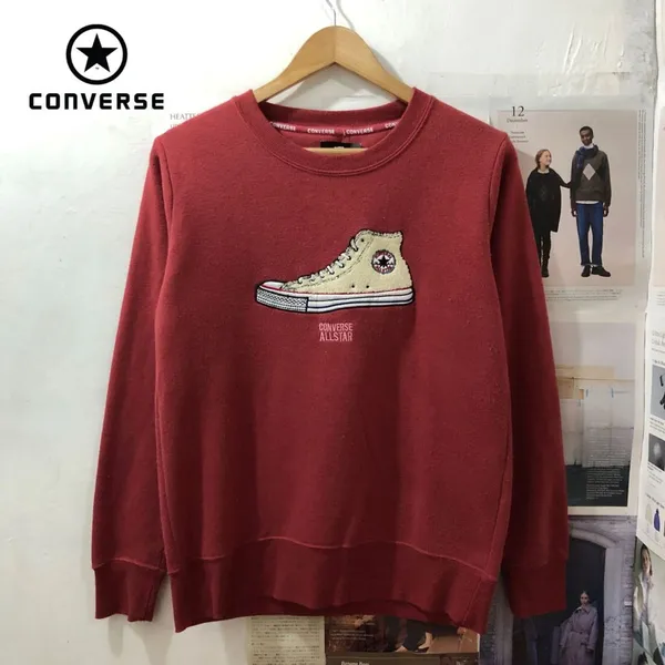 Converse Casual Sweater Wanita burgundy photo 1