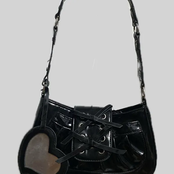 Y2K Goth Bags & purse Wanita black photo 1