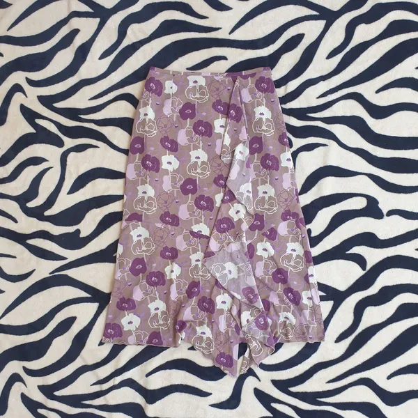 Vintage Y2K Skirt Wanita purple photo 1