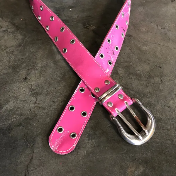 Y2K Belt Wanita pink photo 1