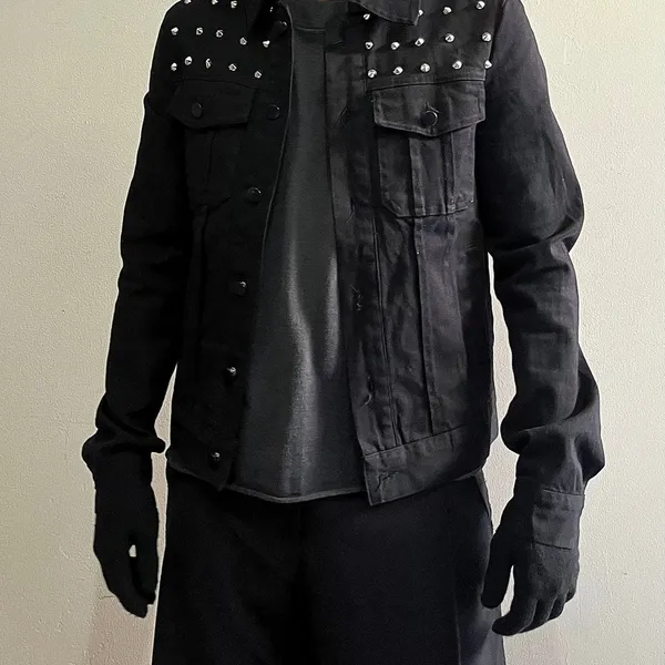 Undercover Grunge Avant Garde Denim jacket Pria black photo 1