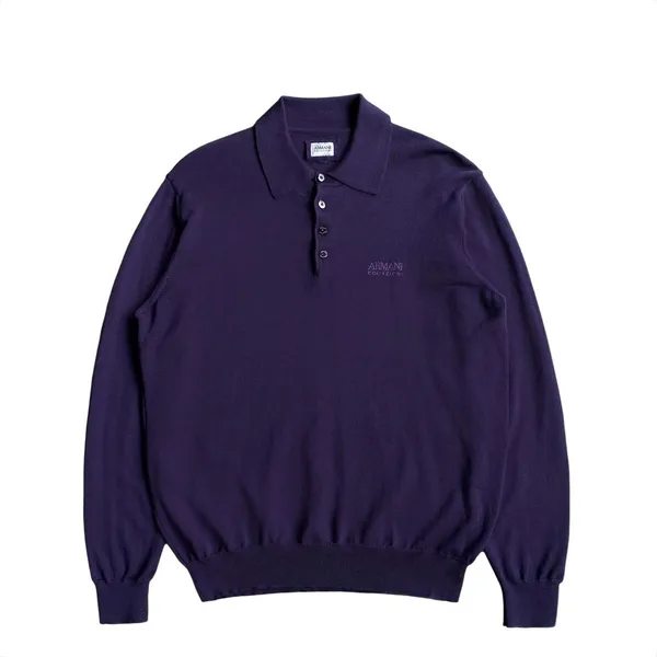 Armani	 Luxury Casual Polo shirt Pria purple photo 1