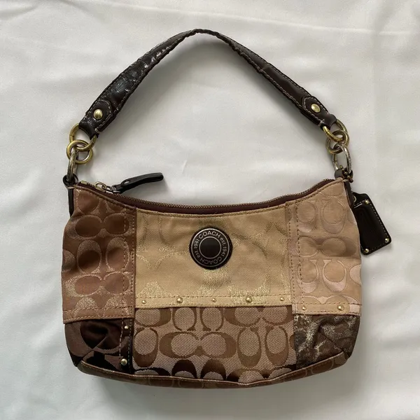 Coach Vintage Y2K Bags & purse Wanita tan brown photo 1