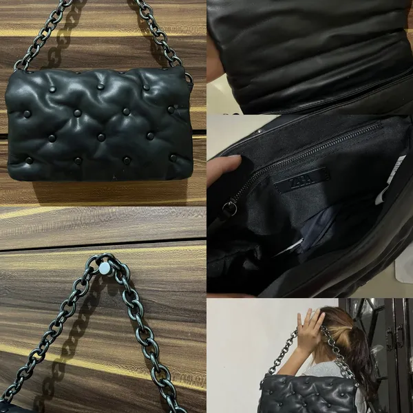 Luxury Casual Bags & purse Wanita black cream photo 1