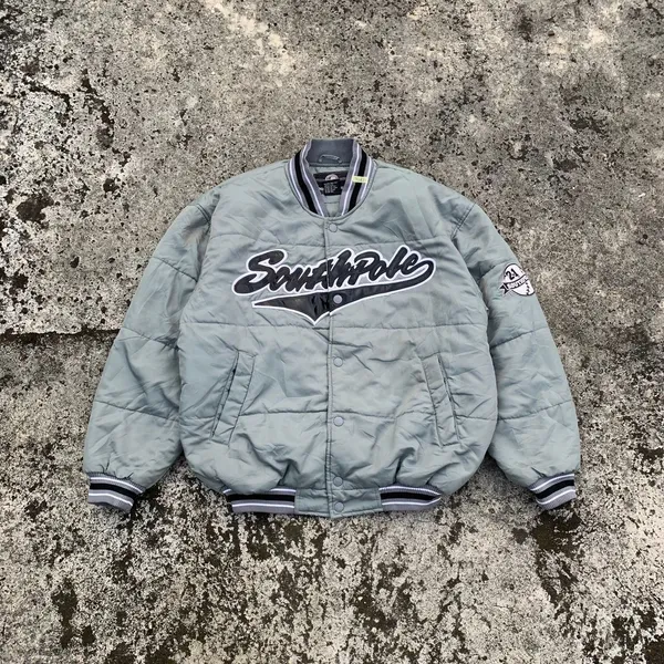 Southpole Streetwear Y2K Bomber jacket Wanita gray photo 1