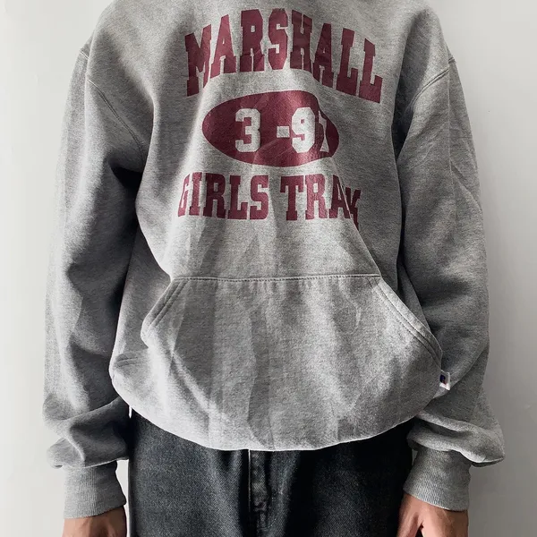 90s Russell hoodie marshall girls track photo 1