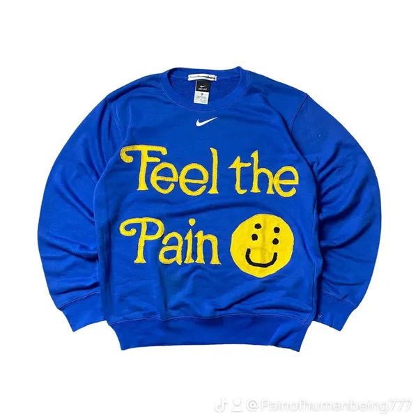 Feel the pain crewneck reworked photo 1