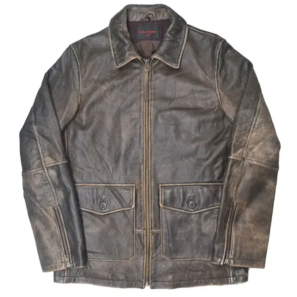 Item(s): 291295 homme leather jacket Kondisi photo 1