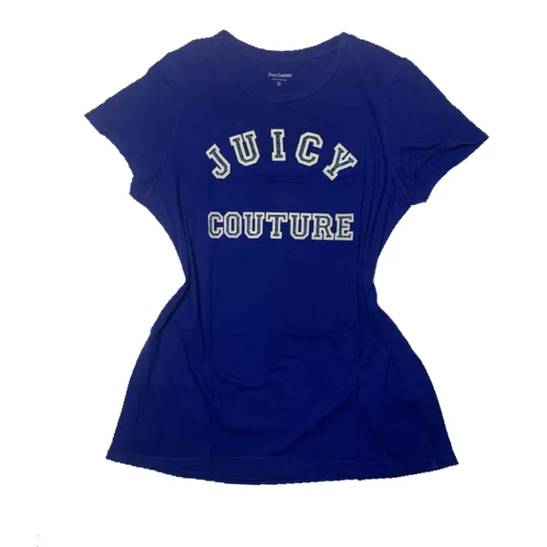 Juicy couture blue cropped sleeve tee photo 1