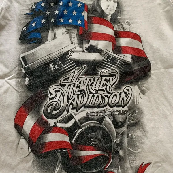 Harley Davidson T-shirt Pria white photo 1