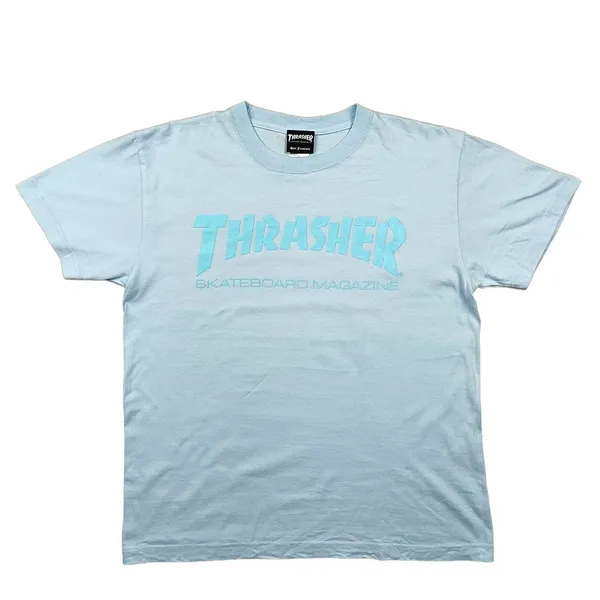 Thrasher T-shirt Pria blue photo 1
