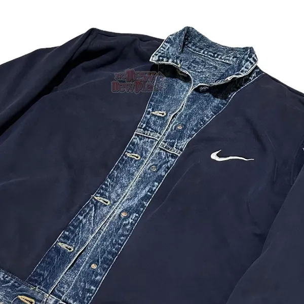 Nike Denim jacket Pria blue photo 1