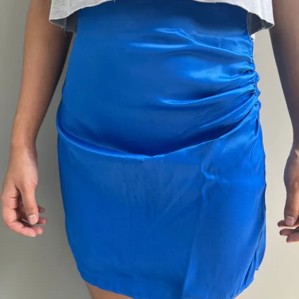 Stradivarius Streetwear Luxury Skirt Wanita blue photo 1