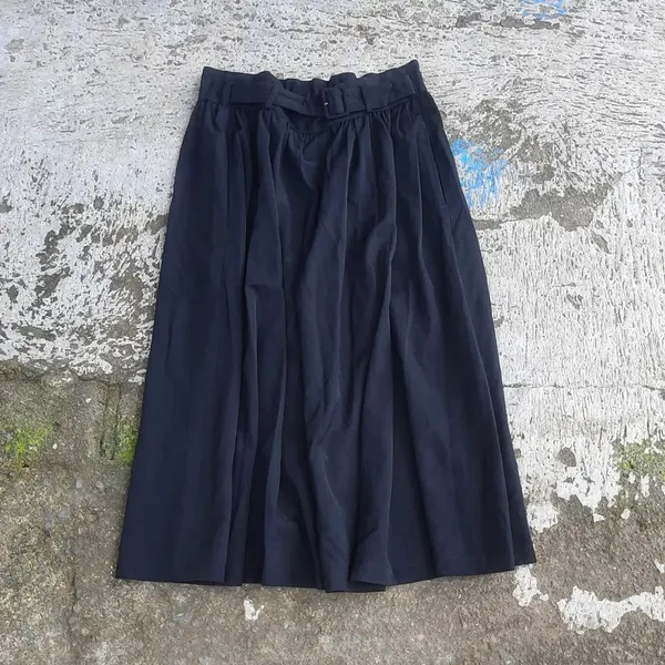 COMME des GARÇONS Avant Garde Futurist Maxi skirt Wanita black photo 1