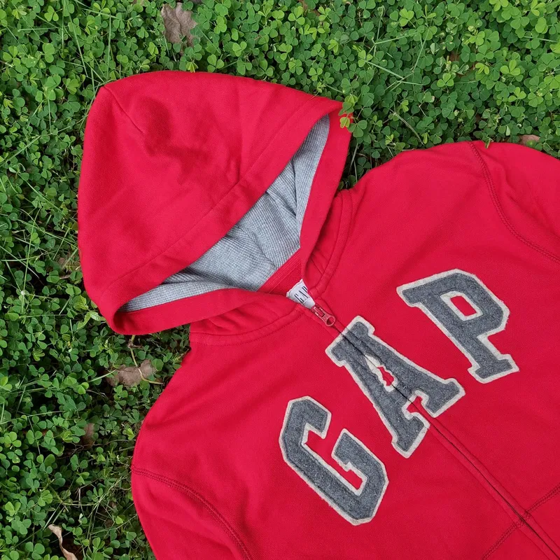 ZIP HOODIE GAP Merah Size fit