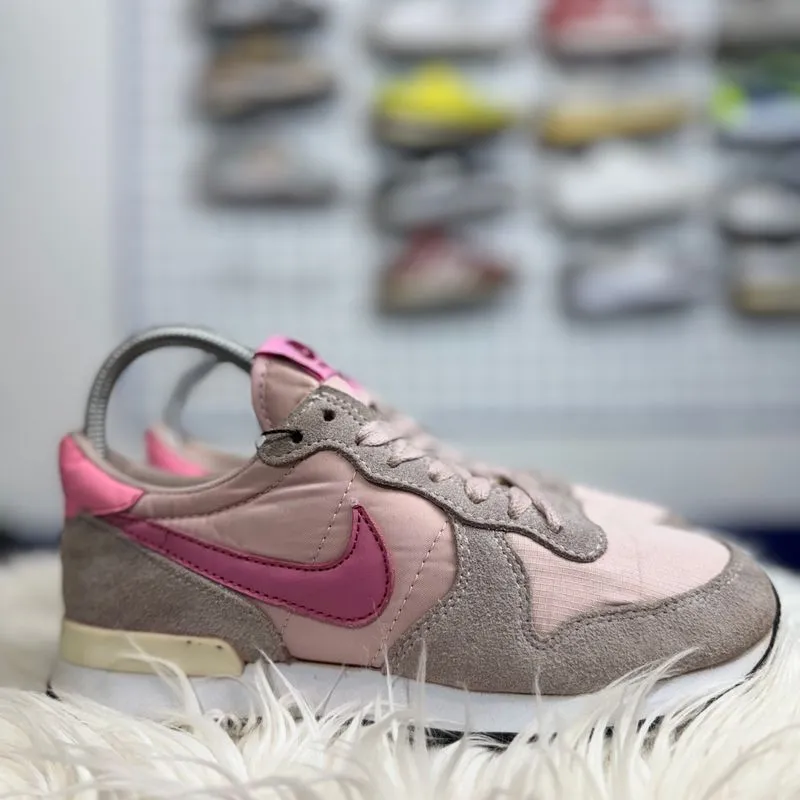 Pink Nike Internationalist Blau Nike Internationalist Femme Bleu