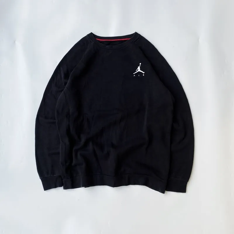 Nike Air Jordan Casual Sweater Pria black - Preloved