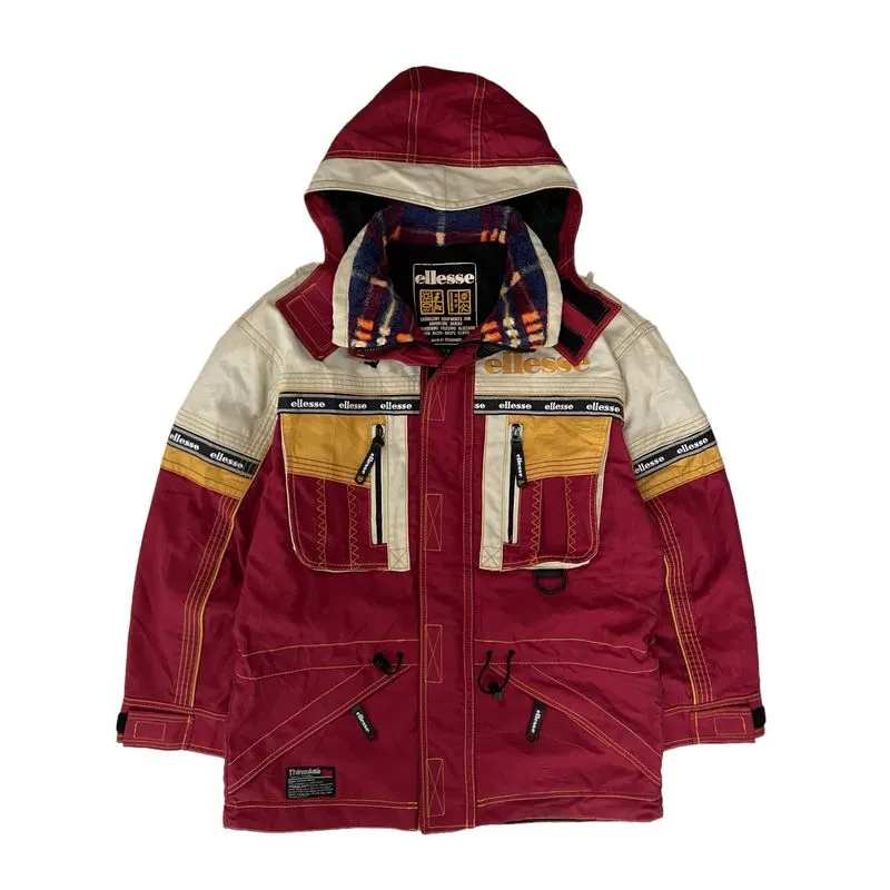 Ellesse Men's Multicolor Puffer Jacket - Preloved