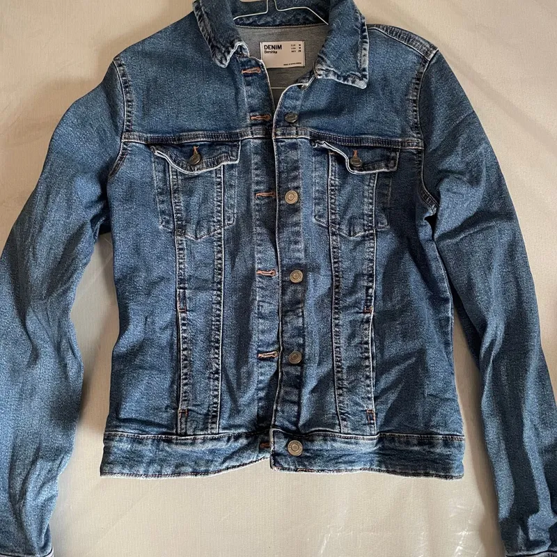 Jaket jeans bershka deals